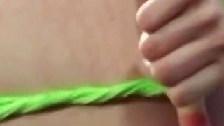 Sexy Redhead Can Take a Baseball Bat up Her Ass so Two Cocks Are Easy