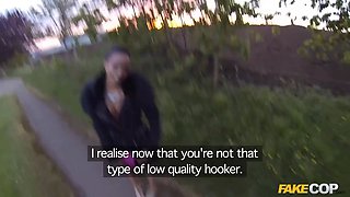 Hot girls get humid for a boy in uniform - fake cop