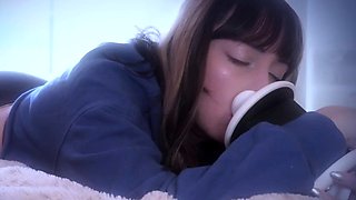 SkepticalPickle ASMR - Comfy Cozy Ear Licking in Bed