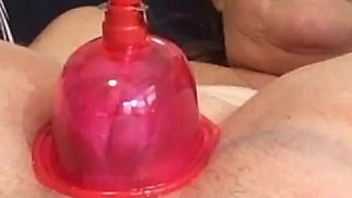 Hot MILF Enjoys a Pussy Pump Oozes Creamy Female Ejaculation