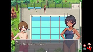 Petite Schoolgirl Threesome Fingering & Cumshot - Daily Lives of My Countryside Ep 53 (NatyWin NinaWin)