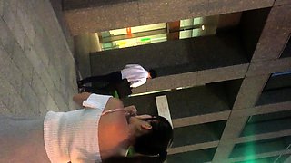 Amateur asian toys ass with dildo