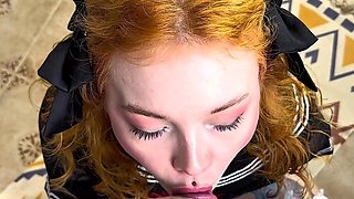 Schoolgirl Got Quick Fuck by Stepdaddy While Mommy Was Away