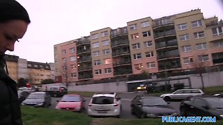PublicAgent: Maya with big tits gets fucked in a car park