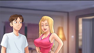 Hilarious adult video with a sultry maid moaning during a summertime saga