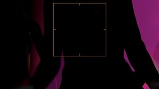 Beauty Lustful Chick at Club - 3D Animation