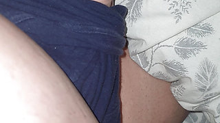 Step mom pulled out indian step son big dick from his pants