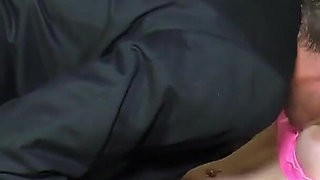 Brother Catches His Sexy Blonde Stepsister and Fucks Her