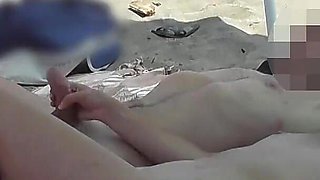#4 Exhibitionist Wife Outdoor Amateur MILF Handjob Big Coc... Front of Voyeur with Cum - Misscreamy