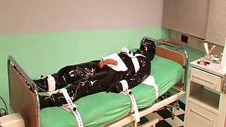 Rubber Slave in the Clinic Part1