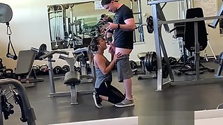 Public Gym Fuck With Hung Power Lifter Who Touched My Pussy