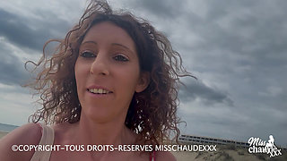 🇫🇷 Misschaudexxx, 2 cocks for me on the beach at the cape