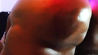 Fat Ass SSBBW Standing Twerking Oiled Ass