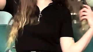 Brunette Solo Webcam Masturbation