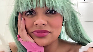 Public Toilet Farts at Cosplay Con - Gassy BBW in Cosplay