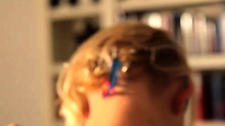 Blonde brunette lesbians flaming pussy licking fingering