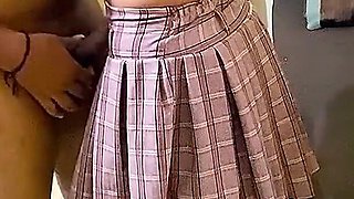 Girl Seeing Her Alone and Has Sex with Her Hardcore Sex Stepsister Friend Advantage