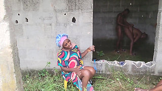 Fucking His Girlfriends in Uncompleted Building
