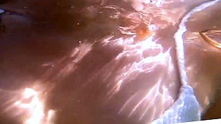 Risky Public Beach Sex Amateur Couple's Underwater Adventur