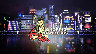 Accidental Cum with Double Cumshot Handjob From the Hottest Skinny Brunette Babe Working on Big Cock