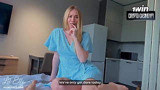 Almost Caught Stepsisters Innocent Friend Panicked And Kept My Cum In Her Panties! With Verified Amateurs