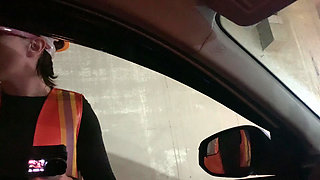 She Said You Can't Park Here, Deep Throat Blowjob, Creampie