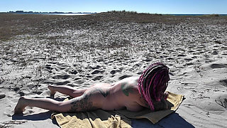 Pup Gets Fucked on the Beach
