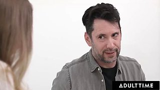 Breezy Bri Caught Humping Pillow by Stepdad - Needs Help to Cum Hard!