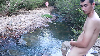 I Suck a Stranger Outdoors with a Big Load of Cum