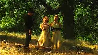Dominica Leoni and Lauren Phoenix Finger and Lick Each Other's Wet Pussies Outdoors