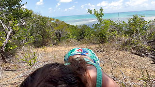 ANAL sex outdoors on a Northeastern beach