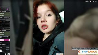 NaughtyKristina Lustful drama at stripTango