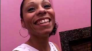 Black whores hairy cunt gets shaved, then stud fucks her and cums