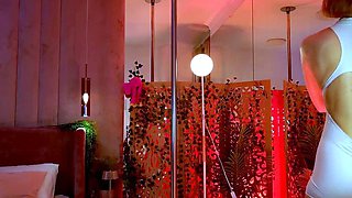 Stacked brunette goes solo toys and masturbation