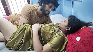 Nighty boobs suck romance of indian couples