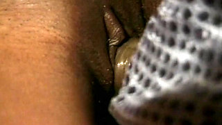 Amazing ebony doll gets a facial after hot fuck