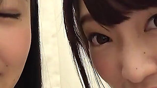 Slow, Wet Tongue Kisses That String with Spit - Yukari Miyazawa & Ameri Hoshi's First Time Spirals From Innocent Curiosity