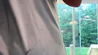 Masturbating amateur cums after solo fun