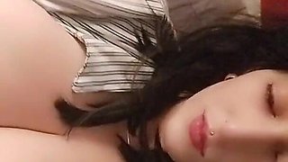 Female Masterbation with Big Toy and Big Tits