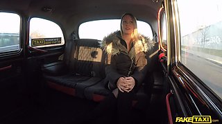 Blue Angel's Wild London Passion in Taxi