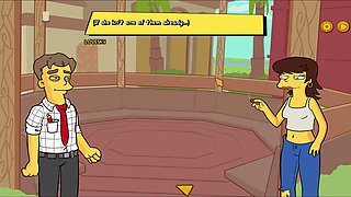 Steamy animated teen in sexy lingerie