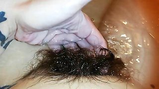 Extreme hairy bush underwater