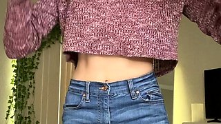 Brunette Solo Webcam Masturbation
