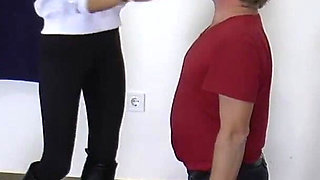 Natasa Slap and Kick the Slave's Face!