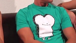 Dirty threesome with two hot girls and a huge cock