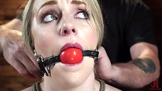 Kate Kennedy is Brutalized in Extreme Bondage and Made to Cum
