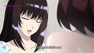 Wet and Wild: Shower Secrets with My Girlfriend's Naughty Stepsis (Hentai Sex) Eng Sub