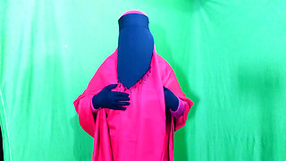 Muslim Hijabi Beautiful Housewife Fucking with Neighbor - With Clear Bangla Audio