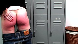 Kajira: Paddled in the Locker Room