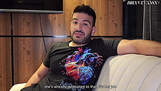 Interracial FMM Swinger Threesome with My Friend's Wife, Big Ass MILF with Ebony Skin - Brian Evansx